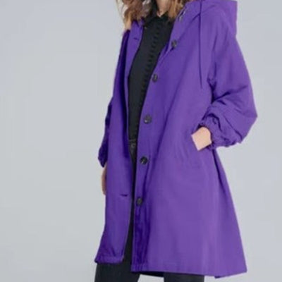 Chamarra Cortaviento Casual para Mujer - Manga Larga Ajustada a la Cintura - Image 11