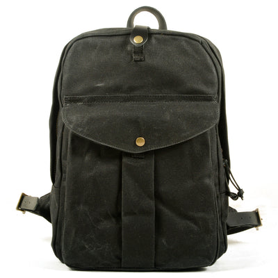 Mochila de Lona Retro con Gran Capacidad para Aventuras al Aire Libre - Image 7