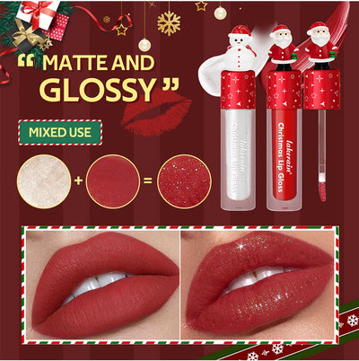 Set de 6 Labiales Mate Velvet Rojo Navidad - Regalo Perfecto - Image 4