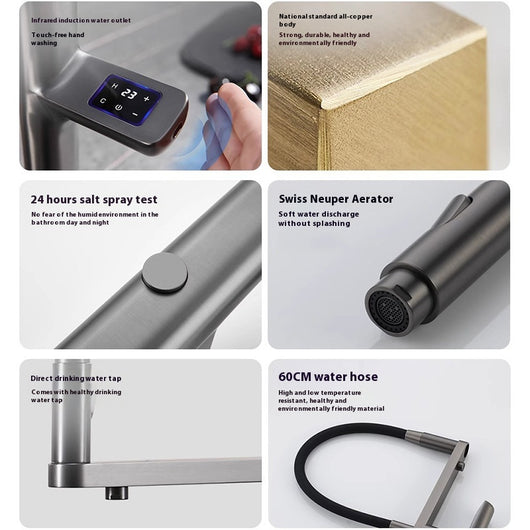 Grifo de Cocina con Sensor Inteligente Automático - Image 2