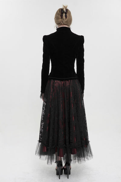 Abrigo Gótico para Presentaciones de Magia - Chaqueta Elegante para Mujeres - Image 13