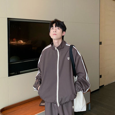 Conjunto de Dos Piezas: Cardigan Liso y Pantalón Casual para Hombre - Image 4