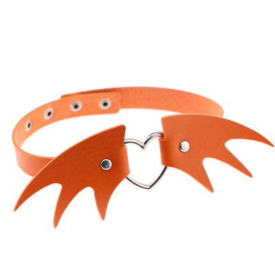 Collar Gótico Punk de Cuero PU - Estilo Devil Clavícula - Image 24