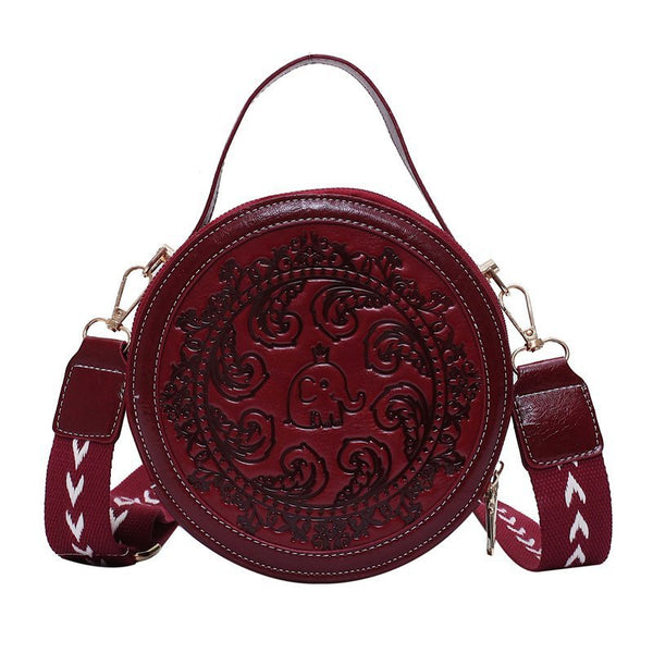 Bolso Étnico Retro Pequeño para Mujer - Estilo Coreano Moderno
