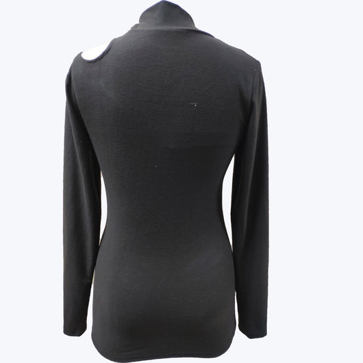 Blusa Sexy Ajustada con Diseño de Corazón Calado y Encaje Delgado - Image 2