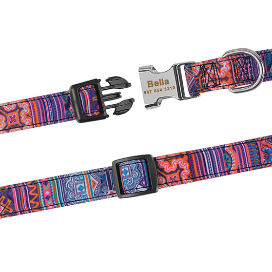Collar Ajustable para Perro con Placa de Identificación Grabada Personalizada - Image 8