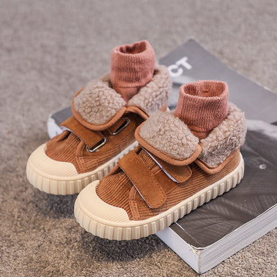 Zapatos Infantiles de Algodón y Lana de Cordero - Calidez y Comodidad - Image 4