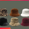 Gorro Pescador Leopardo Retro Cálido para Mujer