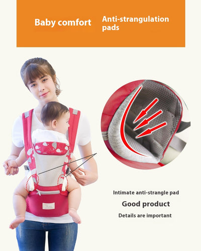 Cargador de Bebé Multifuncional con Cinturón de Algodón y Soporte para Cadera - Image 20