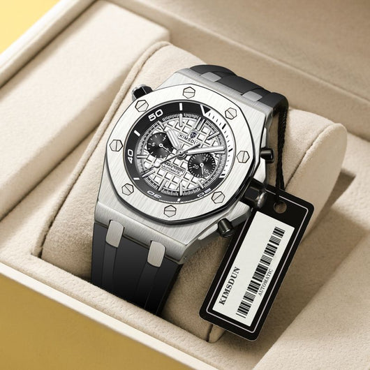 Reloj Deportivo para Hombre Automático Resistente al Agua con Correa de Silicona - Image 2