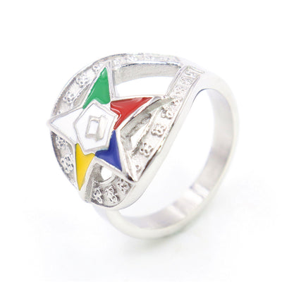 Anillo de Acero Inoxidable Estrella Personalidad Creativa - Image 6