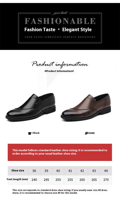 Zapatos Casuales de Cuero para Hombre - Mocasín Sin Cordones Elegante - Image 8
