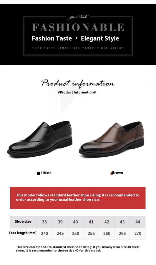 Zapatos Casuales de Cuero para Hombre - Mocasín Sin Cordones Elegante - Image 8