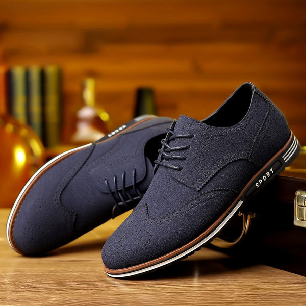 Zapatos Casuales para Hombre Talla Grande - Gamuza Baja Acabado Mate