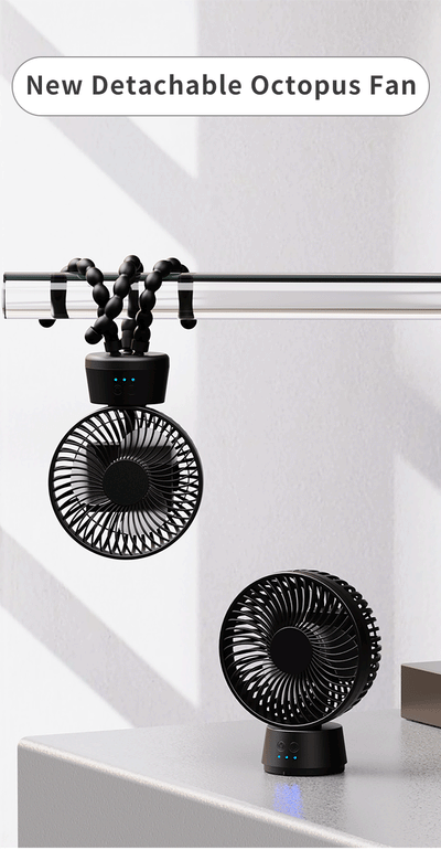 Ventilador Portátil Automático para Cochecito de Bebé con Luz LED - Image 13