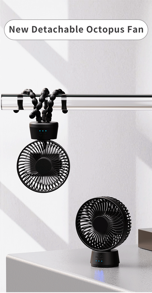 Ventilador Portátil Automático para Cochecito de Bebé con Luz LED - Image 13
