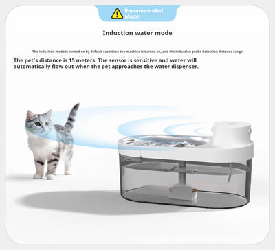 Dispensador de Agua para Mascotas Acero Inoxidable con Separación Inalámbrica - Image 8