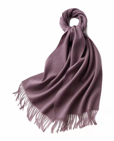 Bufanda de Cachemira Pura para Mujer - Colores Lisos y Cálida - Image 14