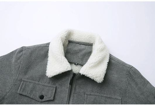 Chaqueta de Polar con Solapa Acolchada para Hombre - Abrigo Grueso y Cálido - Image 11