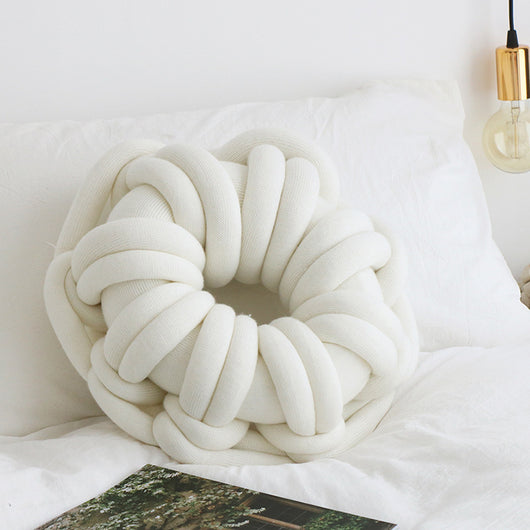 Almohada Anillo Donut para Selfies - Cojín Nudos Decorativo - Image 3