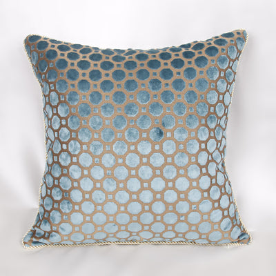 Cojín Grande para Cabecera con Lunares Azules - Almohada Decorativa para Sofá - Image 5