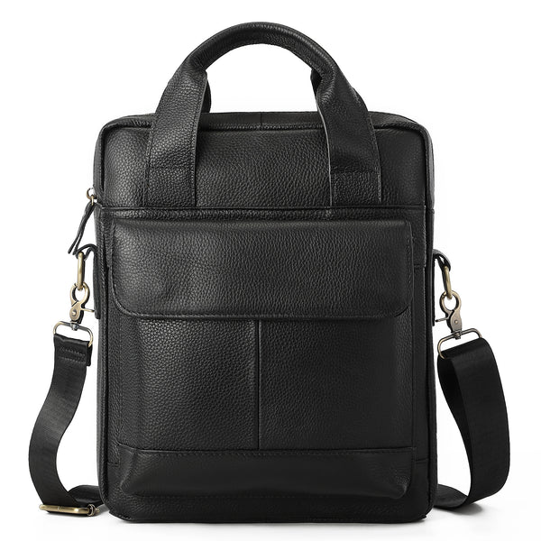 Maletín Vertical Retro para Hombre - Bolsa de Negocios Clásica - Image 4