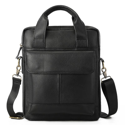 Maletín Vertical Retro para Hombre - Bolsa de Negocios Clásica - Image 4