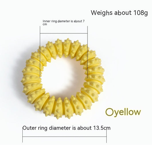 Anillo de Espuma Anti-Mordida para Masticar - Juguete Molar para Perros - Image 8