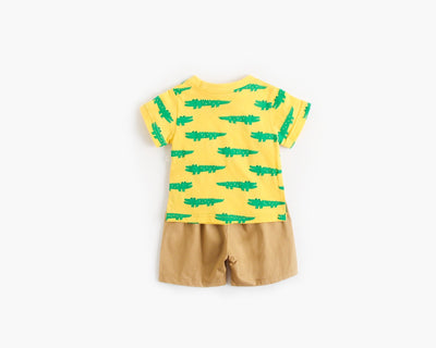 Traje de Verano para Niño con Diseño de Animales Cartoon - Image 23