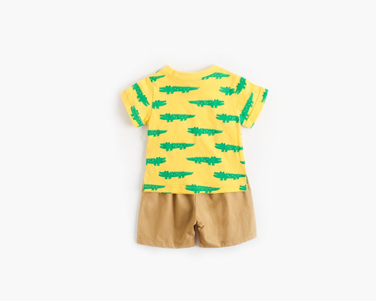 Traje de Verano para Niño con Diseño de Animales Cartoon - Image 23