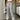 Women's Striped Wide Leg Pants With Pockets & Tie-Waist Detail - Casual Minimalist Trousers - Tekeno