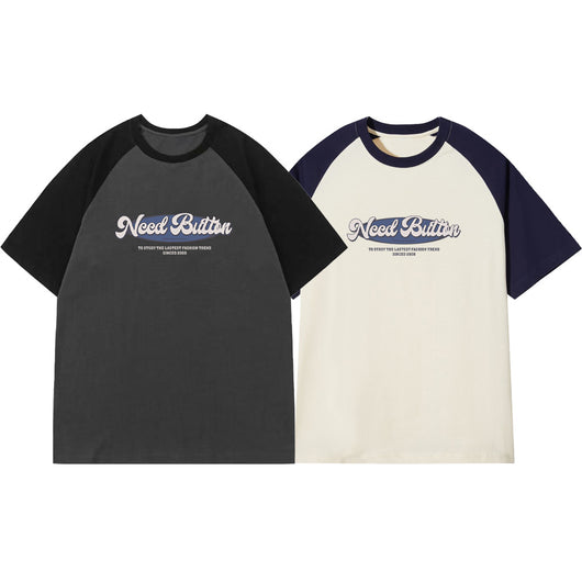 Camiseta Raglan Retro con Combinación de Colores para Hombre - Image 4