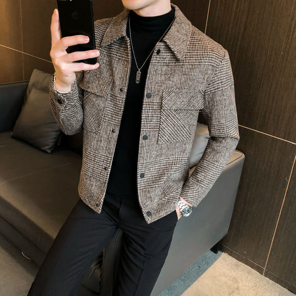 Chaqueta Slim Fit Acolchada para Hombre - Estilo Moderno y Cálido