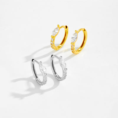 Aretes Estrella de Cinco Puntas en Plata 925 con Circón - Image 4