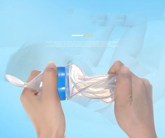Botella Dispensadora de Cereal de Arroz en Silicona con Base Plana para Bebés - Image 6