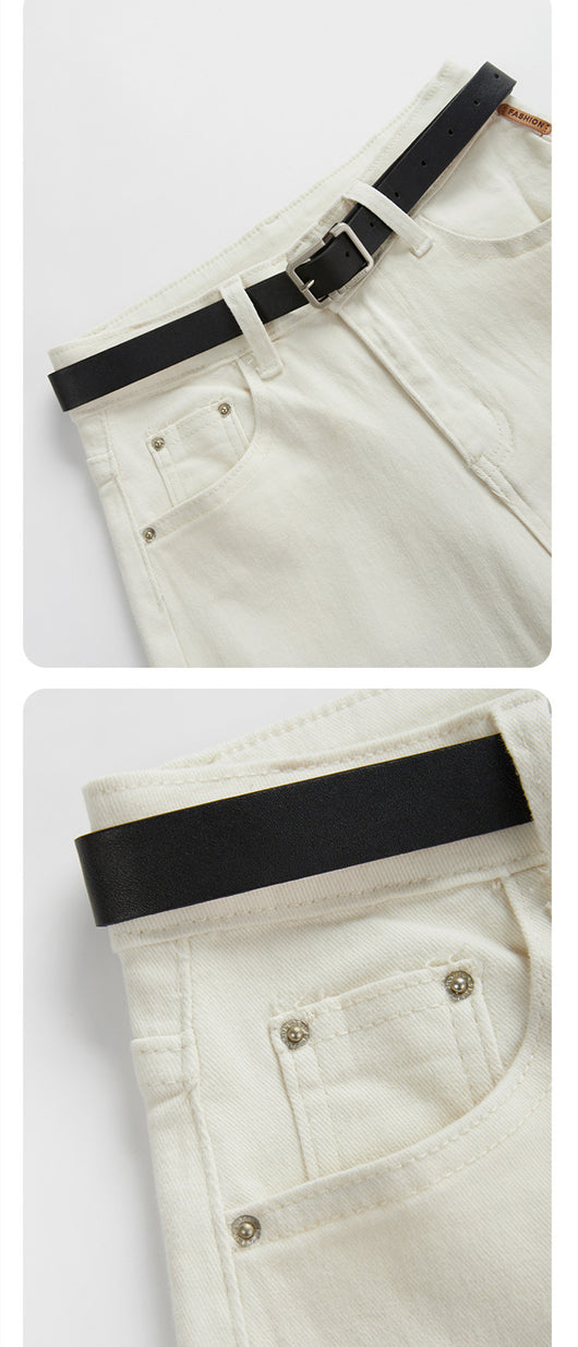 Jeans Rectos de Cintura Alta Holgados para Mujer - Image 14