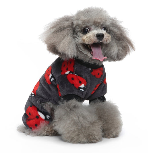 Pijama Cálido para Perros - Ropa de Abrigo Otoñal