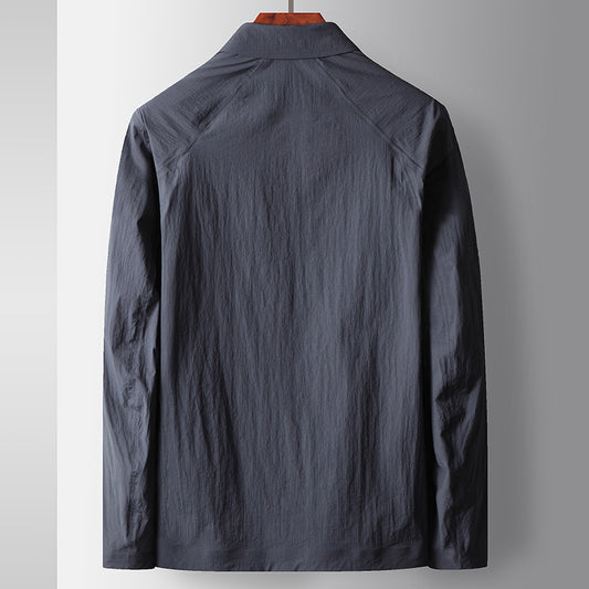 Chaqueta Hombre Primavera Verano Solapa Costura Invisible - Image 2