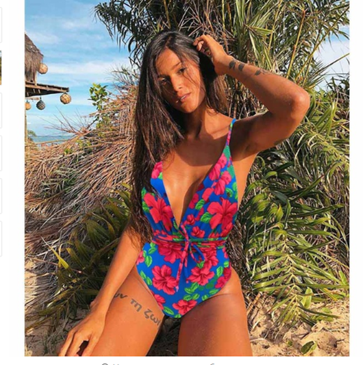 Traje de Baño Enterizo Espalda Descubierta para Mujer - Image 5