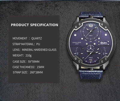 Reloj para Hombre con Esfera Grande - Image 4