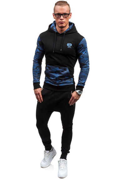 Sudadera con Capucha y Costuras de Camuflaje - Image 7