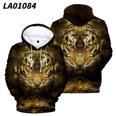 Sudadera Hombre Estampado Tigre Creativo Animal Style - Image 14