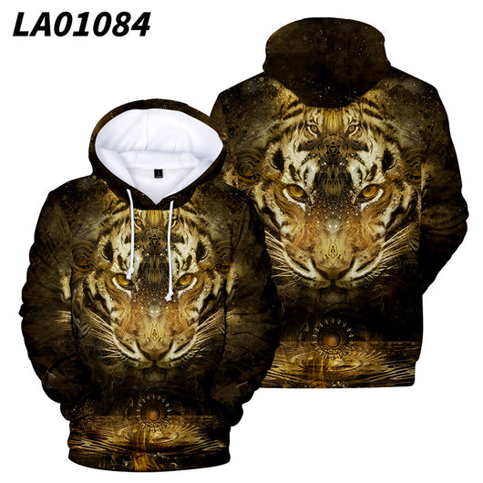 Sudadera Hombre Estampado Tigre Creativo Animal Style - Image 14