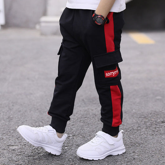 Pantalones Deportivos Overol Infantil Estilo Coreano Casual - Image 12