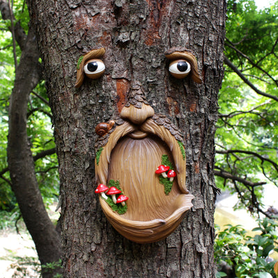 Decoración de Jardín Pascual con Árbol Hongo Sonriente - Image 11