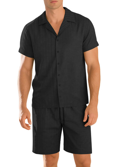 Conjunto de Camisas Casuales de Manga Corta para Hombre - Image 9