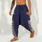 Calça Masculina Casual Folgada com Estampa Degradê