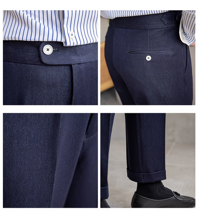 Pantalones Casuales Vintage Gentry Anti Arrugas - Image 12