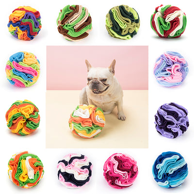 Pelota Interactiva Snuffle para Perros - Juguete Puzzle de Enriquecimiento Mental