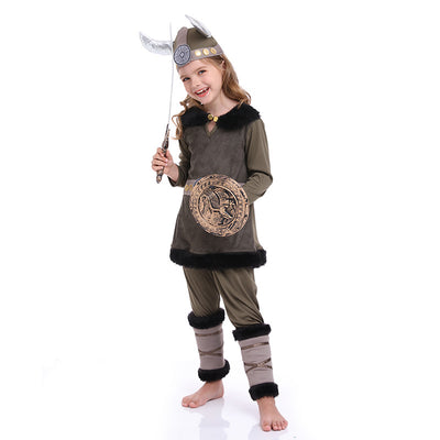Disfraz de Guerrero Vikingo Pirata Devil Bull - Traje de Rendimiento - Image 4